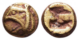 CARIA, Mylasa. Mid 6th century BC. EL.
Reference:
Condition: Very Fine

Weight: 1,5 gr
Diameter: 9,3 mm