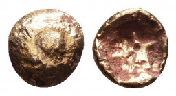 IONIA, Uncertain. Circa 625-600 BC. EL 
Reference:
Condition: Very Fine

Weight: 0,2 gr
Diameter: 5,6 mm