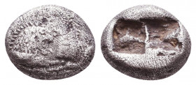 KINGS OF LYDIA. Kroisos (Croesus). Circa 564/3 - 550/39. AR 
Reference:
Condition: Very Fine

Weight: 1,6 gr
Diameter: 10,4 mm