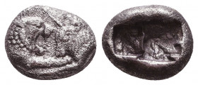 KINGS OF LYDIA. Kroisos (Croesus). Circa 564/3 - 550/39. AR 
Reference:
Condition: Very Fine

Weight: 1,7 gr
Diameter: 11 mm