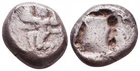 CARIA, Kaunos. Circa 490-470 BC. AR Stater 
Reference:
Condition: Very Fine

Weight: 11,6 gr
Diameter: 19,7 mm