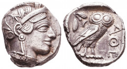 ATTICA, Athens. Circa 449-420 AD. AR Tetradrachm
Reference:
Condition: Very Fine

Weight: 17,1 gr
Diameter: 24,8 mm