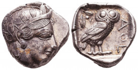 ATTICA, Athens. Circa 449-420 AD. AR Tetradrachm
Reference:
Condition: Very Fine

Weight: 17,1 gr
Diameter: 23,1 mm