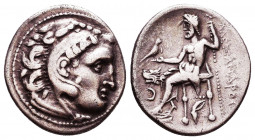 Kings of Macedon. Alexander III. "the Great" (336-323 BC). AR Drachm
Reference:
Condition: Very Fine

Weight: 4 gr
Diameter: 19 mm