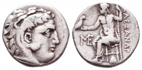 Kings of Macedon. Alexander III. "the Great" (336-323 BC). AR Drachm
Reference:
Condition: Very Fine

Weight: 4,2 gr
Diameter: 17 mm