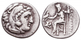Kings of Macedon. Alexander III. "the Great" (336-323 BC). AR Drachm
Reference:
Condition: Very Fine

Weight: 4,1 gr
Diameter: 17,7 mm