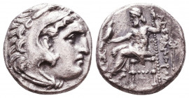 Kings of Macedon. Alexander III. "the Great" (336-323 BC). AR Drachm
Reference:
Condition: Very Fine

Weight: 4 gr
Diameter: 16,5 mm