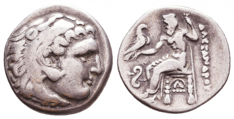 Kings of Macedon. Alexander III. "the Great" (336-323 BC). AR Drachm
Reference:...