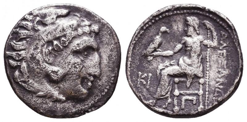 Kings of Macedon. Alexander III. "the Great" (336-323 BC). AR Drachm
Reference:...