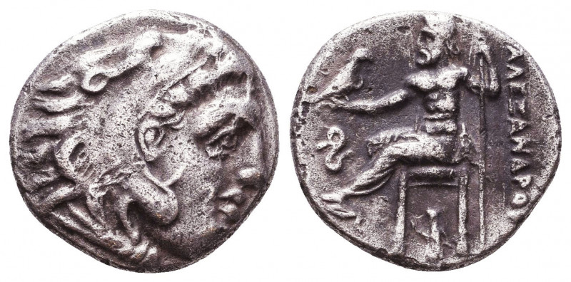 Kings of Macedon. Alexander III. "the Great" (336-323 BC). AR Drachm
Reference:...