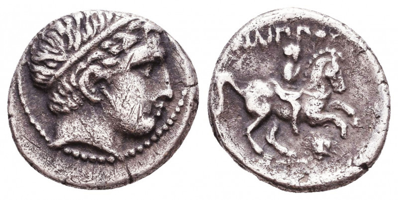 KINGS of MACEDON. Philip II. 359-336 BC. AR 1/5 Tetradrachm 
Reference:
Condit...