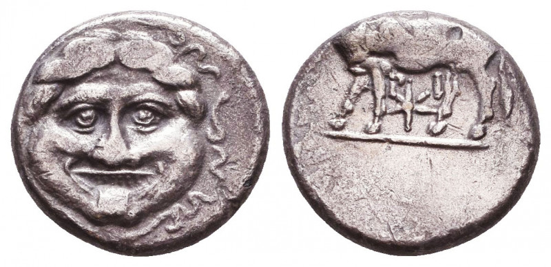 MYSIA, Parion. 4th century BC. AR Hemidrachm
Reference:
Condition: Very Fine
...