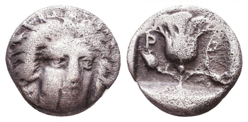 Rhodes , Island off Caria. AR. 229-205 BC. 
Reference:
Condition: Very Fine
...