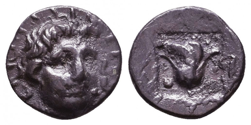 Rhodes , Island off Caria. AR. 229-205 BC. 
Reference:
Condition: Very Fine
...