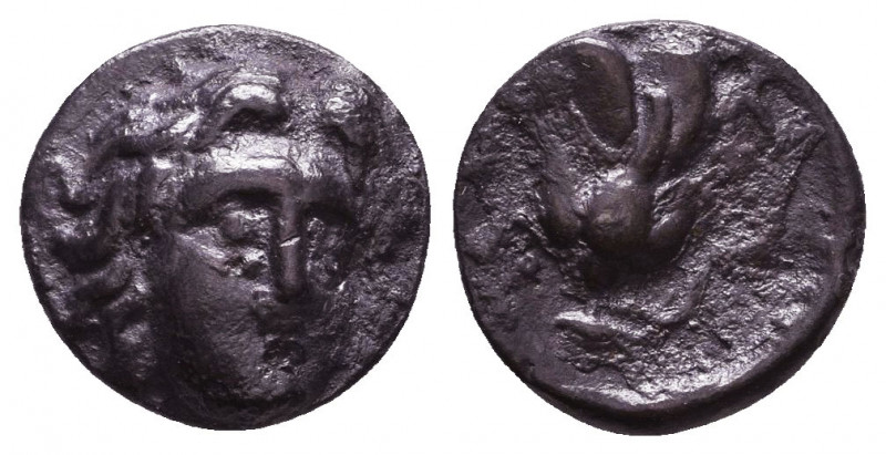 Rhodes , Island off Caria. AR. 229-205 BC. 
Reference:
Condition: Very Fine
...