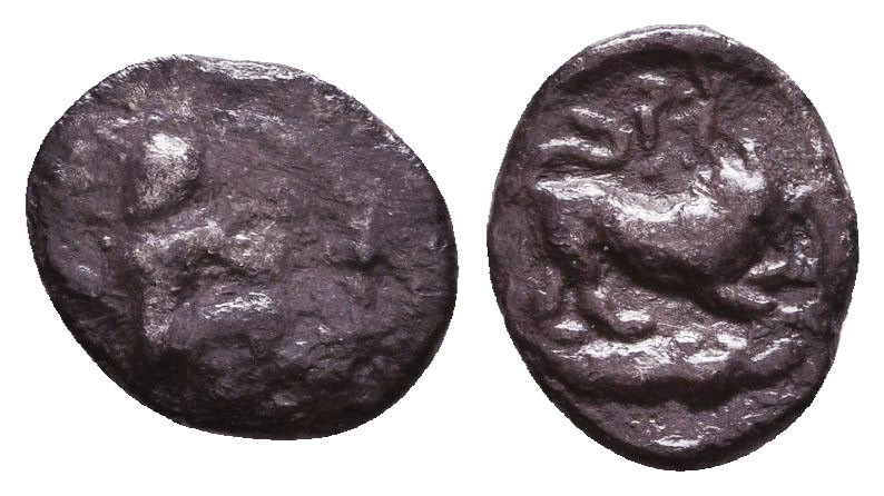 Greek Obol, Ca. 350-300 BC. AR.
Reference:
Condition: Very Fine

Weight: 0,6...