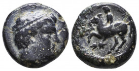 Kingdom of Macedonia, Philip II (359-336 BC), Æ
Reference:
Condition: Very Fine

Weight: 5,9 gr
Diameter: 61,8 mm