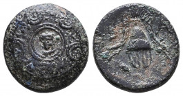 Kings of Macedon. Alexander III. "the Great" (336-323 BC). Ae 
Reference:
Condition: Very Fine

Weight: 3,8 gr
Diameter: 16,1 mm
