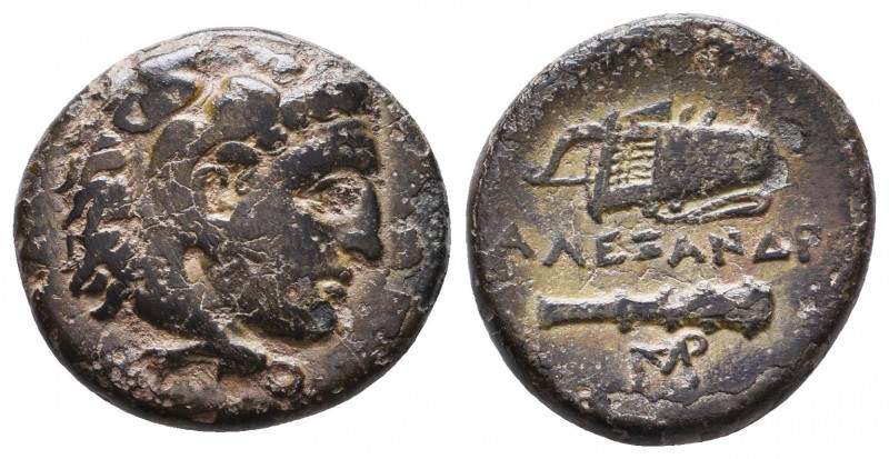 Kings of Macedon. Alexander III. "the Great" (336-323 BC). Ae 
Reference:
Cond...