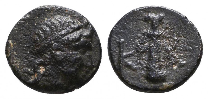 Caria. Kaunos circa 350-300 BC. Bronze Æ
Reference:
Condition: Very Fine

We...