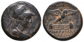 PHRYGIA, Apameia. Circa 88-40 BC. Æ
Reference:
Condition: Very Fine

Weight: 7,8 gr
Diameter: 21,9 mm