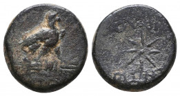 Pseudo-autonomous issue. 1st century A.D. Æ
Reference:
Condition: Very Fine

Weight: 3,4 gr
Diameter: 15,5 mm