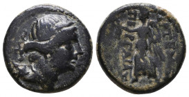 MYSIA, Pergamon. Ca. 200-113 B.C. AE
Reference:
Condition: Very Fine

Weight: 6,3 gr
Diameter: 18,7 mm