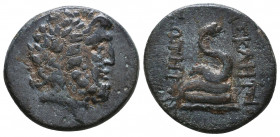 MYSIA, Pergamon. Ca. 200-113 B.C. AE
Reference:
Condition: Very Fine

Weight: 7,5 gr
Diameter: 23,9 mm