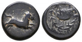 Greek Coins , AE
Reference:
Condition: Very Fine

Weight: 4,7 gr
Diameter: 17 mm