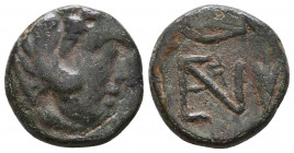 Greek Coins Ae.
Reference:
Condition: Very Fine

Weight: 5,7 gr
Diameter: 18,4 mm