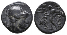 SELEUKID KINGDOM. 2nd - 1st Century . Ae.
Reference:
Condition: Very Fine

Weight: 4,1 gr
Diameter: 16,8 mm