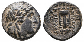 SELEUKID KINGDOM. 2nd - 1st Century . Ae.
Reference:
Condition: Very Fine

Weight: 3,6 gr
Diameter: 16,6 mm