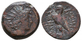 SELEUKID KINGDOM. 2nd - 1st Century . Ae.
Reference:
Condition: Very Fine

Weight: 5,1 gr
Diameter: 18,6 mm