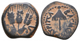 JUDAEA. First Jewish War. 66-70 CE. Æ Prutah
Reference:
Condition: Very Fine

Weight: 2,4 gr
Diameter: 17,2 mm
