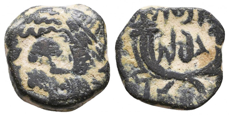 Nabataea. Aretas IV and Shaqilat (9 BC-AD 40). Æ 
Reference:
Condition: Very F...