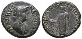 Pseudo-autonomous issue. Ae, 1st century AD.
Reference:
Condition: Very Fine

Weight: 8,3 gr
Diameter: 24,4 mm