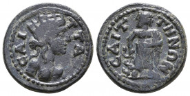 Pseudo-autonomous issue. Ae, 1st century AD.
Reference:
Condition: Very Fine

Weight: 5,3 gr
Diameter: 20,8 mm