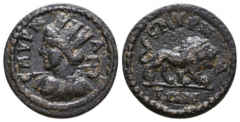 Pseudo-autonomous issue. Ae, 1st century AD.
Reference:
Condition: Very Fine
...