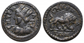 Pseudo-autonomous issue. Ae, 1st century AD.
Reference:
Condition: Very Fine

Weight: 3,8 gr
Diameter: 19,3 mm