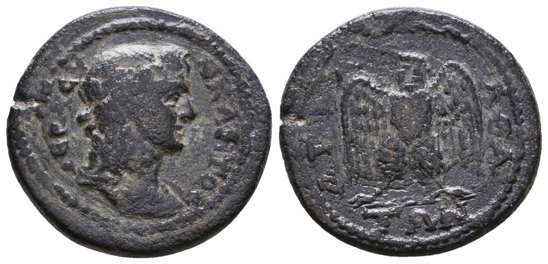 Pseudo-autonomous issue. Ae, 1st century AD.
Reference:
Condition: Very Fine
...