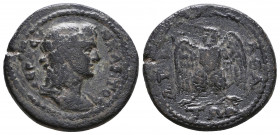 Pseudo-autonomous issue. Ae, 1st century AD.
Reference:
Condition: Very Fine

Weight: 6,7 gr
Diameter: 24,2 mm