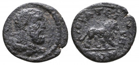 Pseudo-autonomous issue. Ae, 1st century AD.
Reference:
Condition: Very Fine

Weight: 1,8 gr
Diameter: 14,5 mm