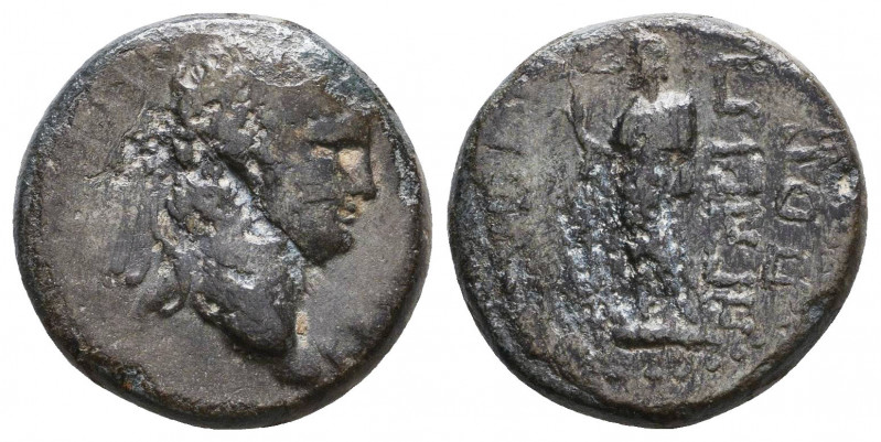 Phrygia, Nero. A.D. 54-68. Æ
Reference:
Condition: Very Fine

Weight: 5,5 gr...