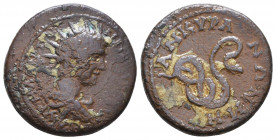 PHRYGIA. Ankyra. Caracalla (197-217). Ae.
Reference:
Condition: Very Fine

Weight: 7,8 gr
Diameter: 22,7 mm