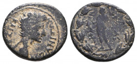 Tiberius (14-37 AD). AE
Reference:
Condition: Very Fine

Weight: 3,1 gr
Diameter: 17,3 mm