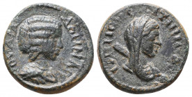 CILICIA, Flaviopolis. Julia Domna. Augusta. 193-217 AD. Æ
Reference:
Condition: Very Fine

Weight: 6,3 gr
Diameter: 18,6 mm