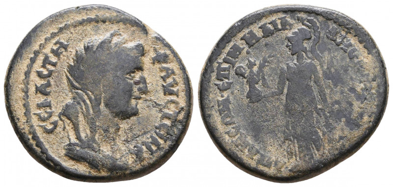 Pseudo-autonomous issue. Æ, 1st century AD.
Reference:
Condition: Very Fine
...