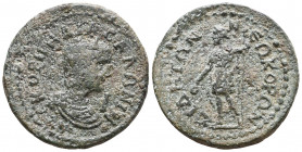 Salonina Augusta (254-268 AD). Æ. Side in Pamphylia.
Reference:
Condition: Very Fine

Weight: 19,3 gr
Diameter: 31,5 mm