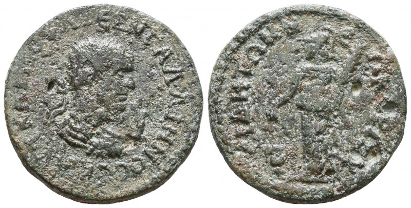 Gallienus. Ae, AD 253-268. Side in Pamphylia.
Reference:
Condition: Very Fine...