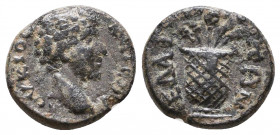 Aiolis. Elaia. Marcus Aurelius AD 161-180. Ae.

Reference:
Condition: Very Fine

Weight: 2,1 gr
Diameter: 14,6 mm